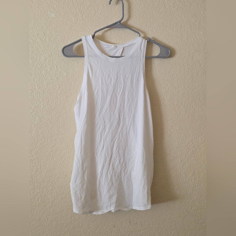 Lululemon White Sleeveless Women's Top Size 6